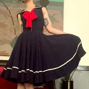 Vintage style sailor dress